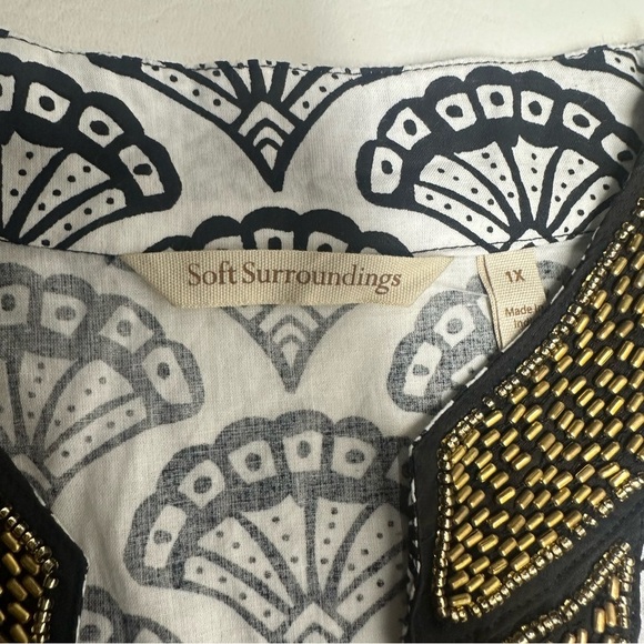 Soft Surroundings ROCIO TUNIC TOP SIZE 1X nwt - Picture 5 of 12